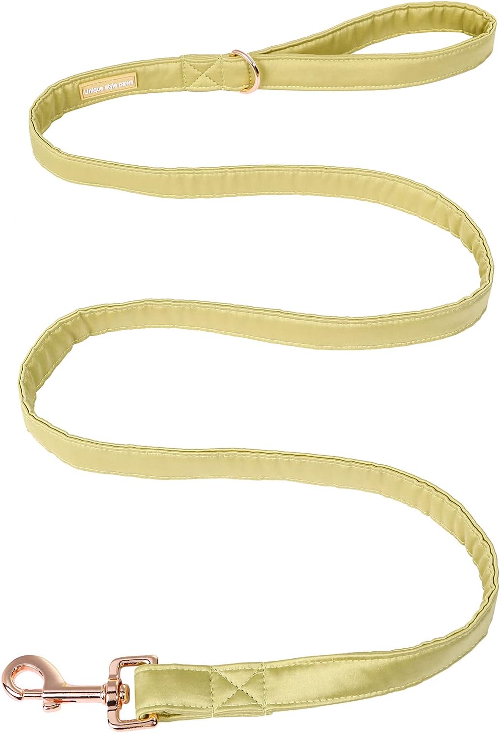 Unique style paws Silk Dog Leash Durable Dog Leashes with Welded D-Ring Comfortable Handle for Small Medium Large Dogs