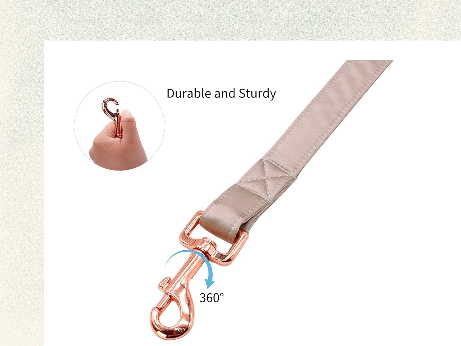 Unique style paws Silk Dog Leash Durable Dog Leashes with Welded D-Ring Comfortable Handle for Small Medium Large Dogs