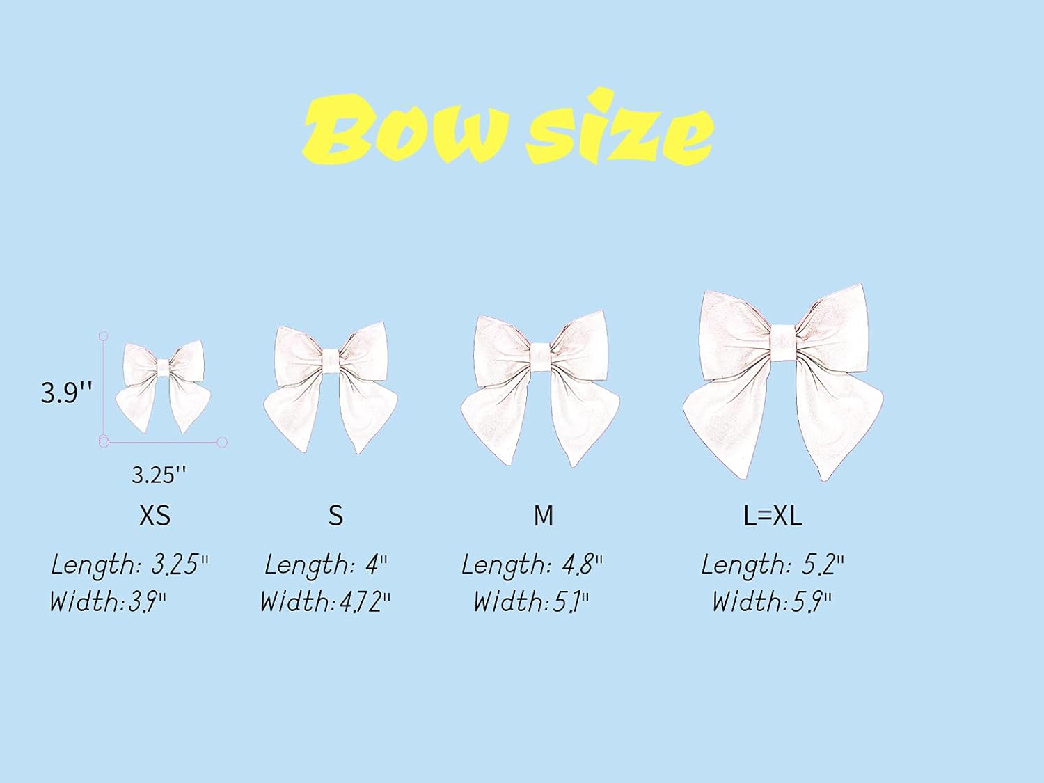 Unique style paws Silk Blue Color Dog Collar Adjustable Durable Dog Collar with Bow Wedding Bowtie Collar for X-Large Dogs