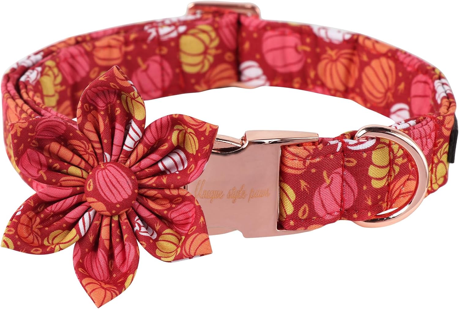 Unique style paws Unique Style Paws Halloween Dog Collar with Bow Cotton Cute Bowtie Dog Collar for Small Medium Large Dogs Holiday Dog Collar