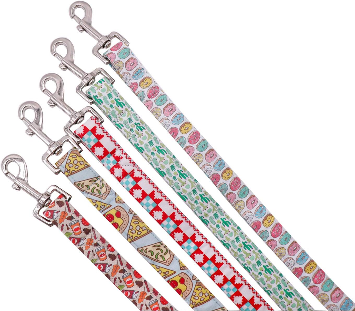 Unique style paws Dog Leashes Heavy Duty Comfortable Handle Dog Leashes with Metal Buckle for X-Small Small Medium Large Dogs