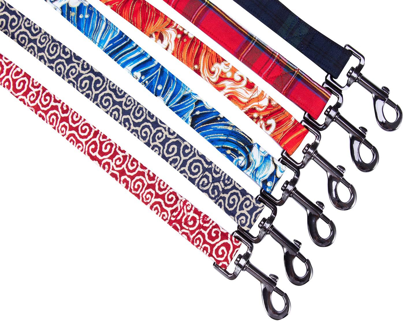 USP Unique Style Paws Christmas Handmade Durable Dog Leash with Soft and Comfy Handle for Dogs and Cats 3 Size and 9 Pattern
