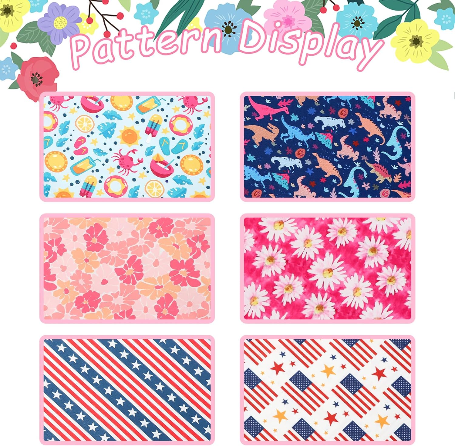 Unique Style Paws Dog Independence Bandanas 2Pcs Washable Cotton Triangle Summer Striped Star Flag Puppy Scarfs for Small Medium Large Dogs and Cats