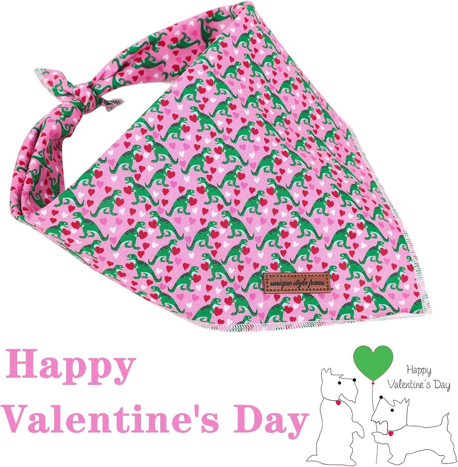 Unique Style Paws Dog Bandanas 1PC Washable Cotton Triangle Dog Scarfs for Small Medium Large Dogs and Cats