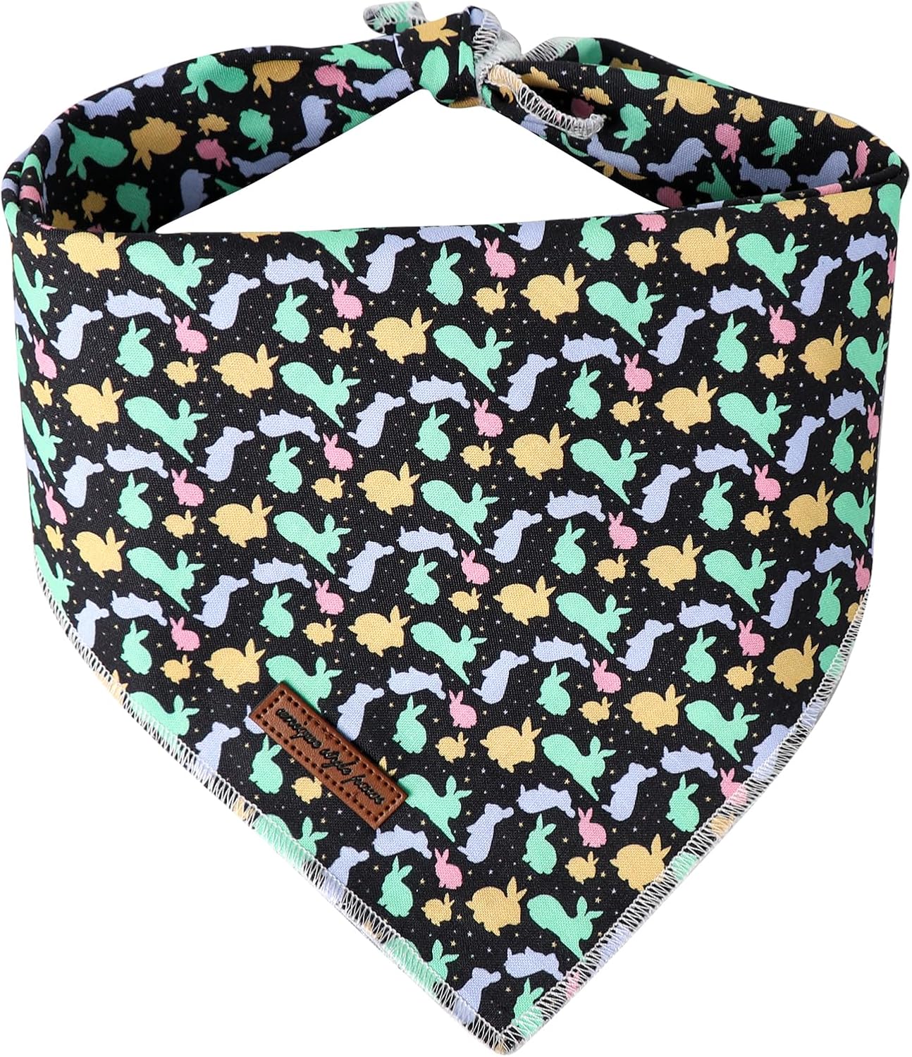Unique style paws Easter Dog Collar with Bow Easter Eggs Chicken Collar with Flower for Small Medium Large Boys Girls Dogs